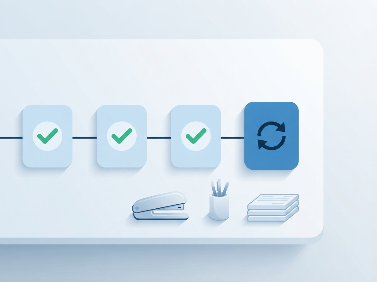 An organized approval flow